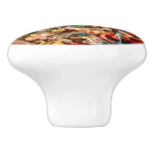 ゴムカラフル壁 セラミックノブ (側面)