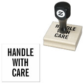 ゴムシンプルスタンプ付き文字気にハンドル ラバースタンプ (押印)