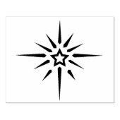 ゴムスタンプ - クリスマス ノーザンスター ラバースタンプ (インプリント)