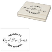 ゴムスタンプ - 手作り石鹸の店名 ラバースタンプ (押印)