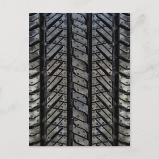 ゴムタイヤスタイル車の組織 ポストカード (正面)