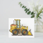 ゴムタイヤローダ建築装置 ポストカード (スタンド正面)