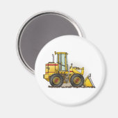 ゴムタイヤローダ建築装置 マグネット (正面/裏面)