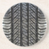 ゴムタイヤ糸車のスタイルデコーラ コースター (正面)