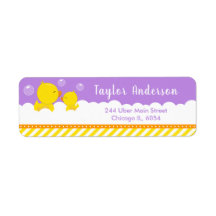 ゴムダッキー（アヒルちゃん）イエローと紫