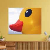 ゴムダッキー（アヒルちゃん） キャンバスプリント (インサイチュ (リビング))