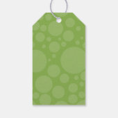ゴムダッキー(アヒルちゃん)ギフトラベル – 緑 ギフトタグ (裏面)