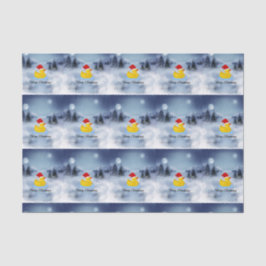 ゴムダッキー（アヒルちゃん）クリスマスグリーティング 薄葉紙