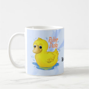 ゴムダッキー（アヒルちゃん） コーヒーマグカップ