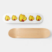 ゴムダッキー（アヒルちゃん） スケートボード (横)
