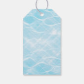 ゴムダッキー(アヒルちゃん)スプラッシュベビーシャワー感謝してい ギフトタグ (裏面)