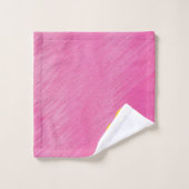 ゴムダッキー(アヒルちゃん)ダックピンクガーリーバスルーム用タオルセット バスタオルセット (ウォッシュタオル)