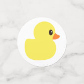「ゴムダッキー（アヒルちゃん）」テーブル紙吹雪 コンフェッティ (スモール正面)