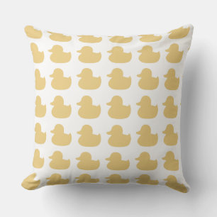 ゴムダッキー(アヒルちゃん)デザイン クッション
