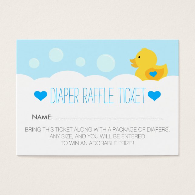 ゴムダッキー（アヒルちゃん）バブルバスボーイベビーシャワー (正面)