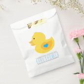 ゴムダッキー（アヒルちゃん）バブルバスボーイベビーシャワー フェイバーバッグ (封をした状態)
