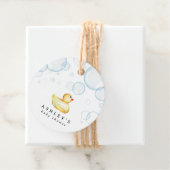 ゴムダッキー（アヒルちゃん）ベビーシャワー フェイバータグ (インサイチュ)