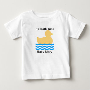 ゴムダッキー(アヒルちゃん) ベビーTシャツ