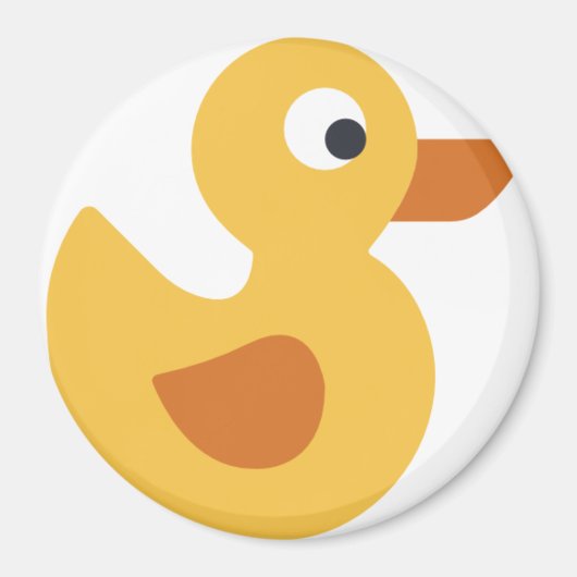 ゴムダッキー（アヒルちゃん） マグネット (正面)