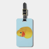 ゴムダッキー（アヒルちゃん） ラゲッジタグ (正面縦)