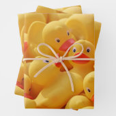 ゴムダッキー（アヒルちゃん） ラッピングペーパーシート (インサイチュ)