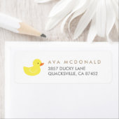 ゴムダッキー(アヒルちゃん) ラベル (インサイチュ)