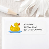 ゴムダッキー(アヒルちゃん) ラベル (インサイチュ)