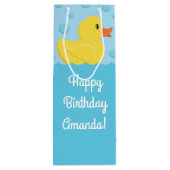 ゴムダッキー（アヒルちゃん） ワインギフトバッグ (裏面)