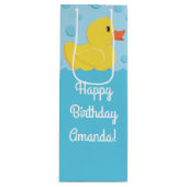 ゴムダッキー（アヒルちゃん） ワインギフトバッグ (正面)