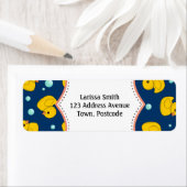 ゴムダッキー(アヒルちゃん)住所 シール (インサイチュ)