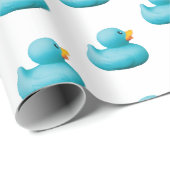 ゴムダッキー（アヒルちゃん）包装紙 ラッピングペーパー (ロールコーナー)