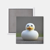 ゴムダッキー（アヒルちゃん）磁石 マグネット (正面/裏面)