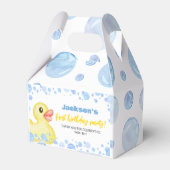 ゴムダッキー（アヒルちゃん）誕生日お願いボックス フェイバーボックス (正面サイド)