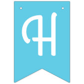 ゴムダッキー（アヒルちゃん）1st誕生日パーティーキッズベビー バンティングフラッグ (第2の旗)