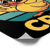 ゴムダッキー Crew ラブ ダックス レトロ ビンテージ ポスター (角)