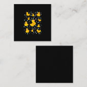 ゴムダックプリント スクエア名刺 (正面/裏面)