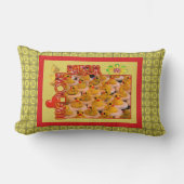 ゴムダック感動的 ランバークッション (正面)