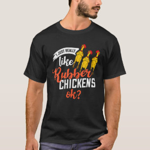 ゴムチキンギフトの悲鳴出し衣装 Tシャツ