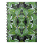 ゴムツリーパターン ノートブック (正面)