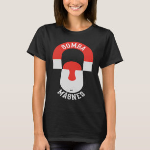 ゴムバはキノコ磁石を大きくする Tシャツ