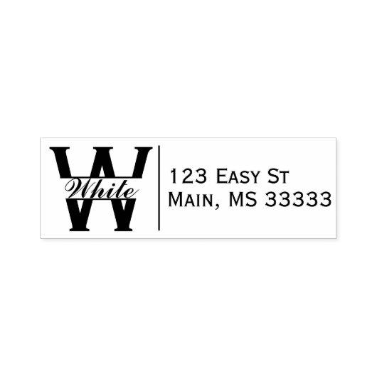 ゴムパーソナライズされたスタンプ差出人住所 セルフインキングスタンプ (デザイン)