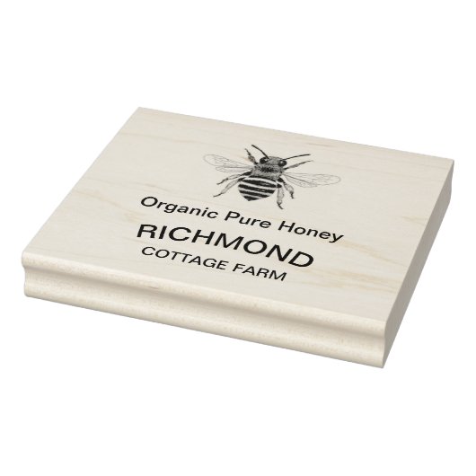 ゴムパーソナライズされたスタンプ – ピュアオーガニックハニー ラバースタンプ (スタンプ)