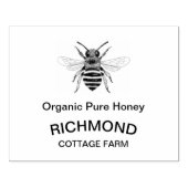 ゴムパーソナライズされたスタンプ – ピュアオーガニックハニー ラバースタンプ (インプリント)