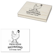 ゴムパーソナライズされたスタンプ – 生卵 ラバースタンプ (押印)