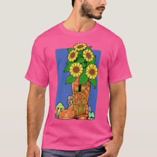 ゴムブーツの妖精の家フェアハウス Tシャツ