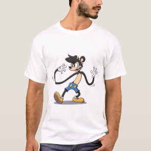 ゴムホースレトロ:風変わりな漫画のキャラクター Tシャツ