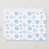 ゴムボートの誕生日写真感謝カード サンキューカード (裏面)