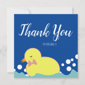 ゴムモダンダックピンク赤ちゃんシャワーありがとう (正面)