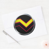 ゴムラテックスプライドメダリオン ラウンドシール (封筒)