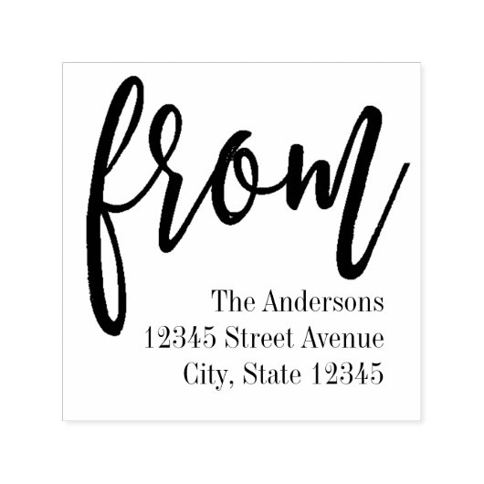 ゴム印でパーソナライズされた磨かれる セルフインキングスタンプ (デザイン)